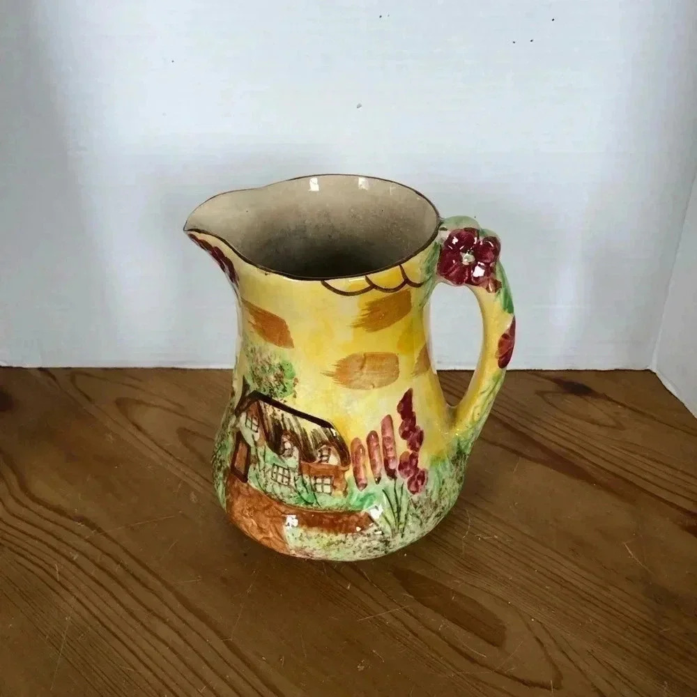 Vintage Price Bros. Cottageware Pitcher